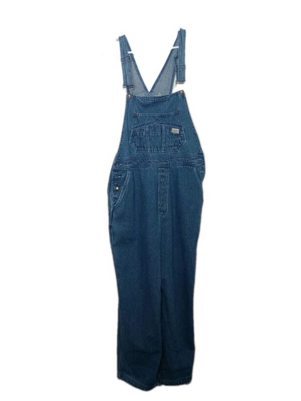 Vintage Bugle Boy Goldcrest Bib Overalls Women 10 Blue Denim Farmer Y2K 90s